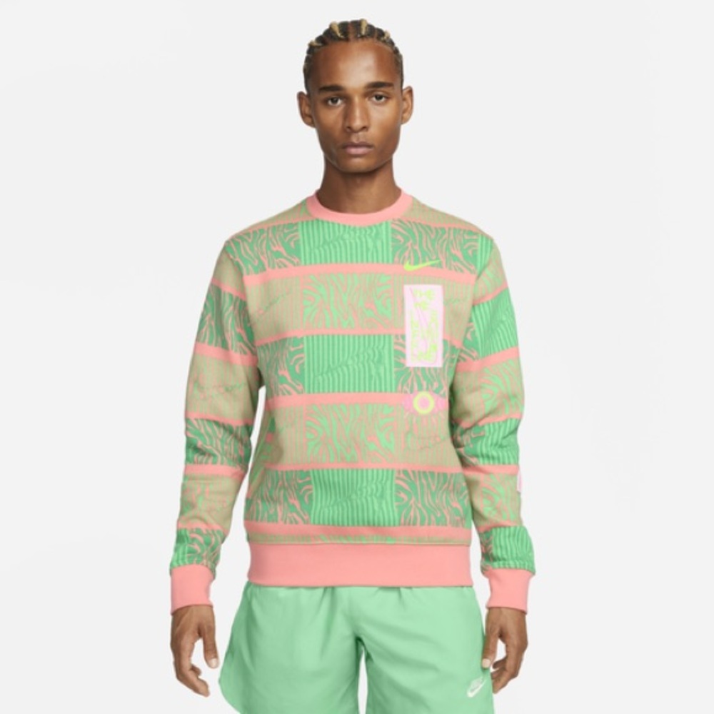 Nike Men's Sportswear Club Fleece Trippy Safari Sweatshirt